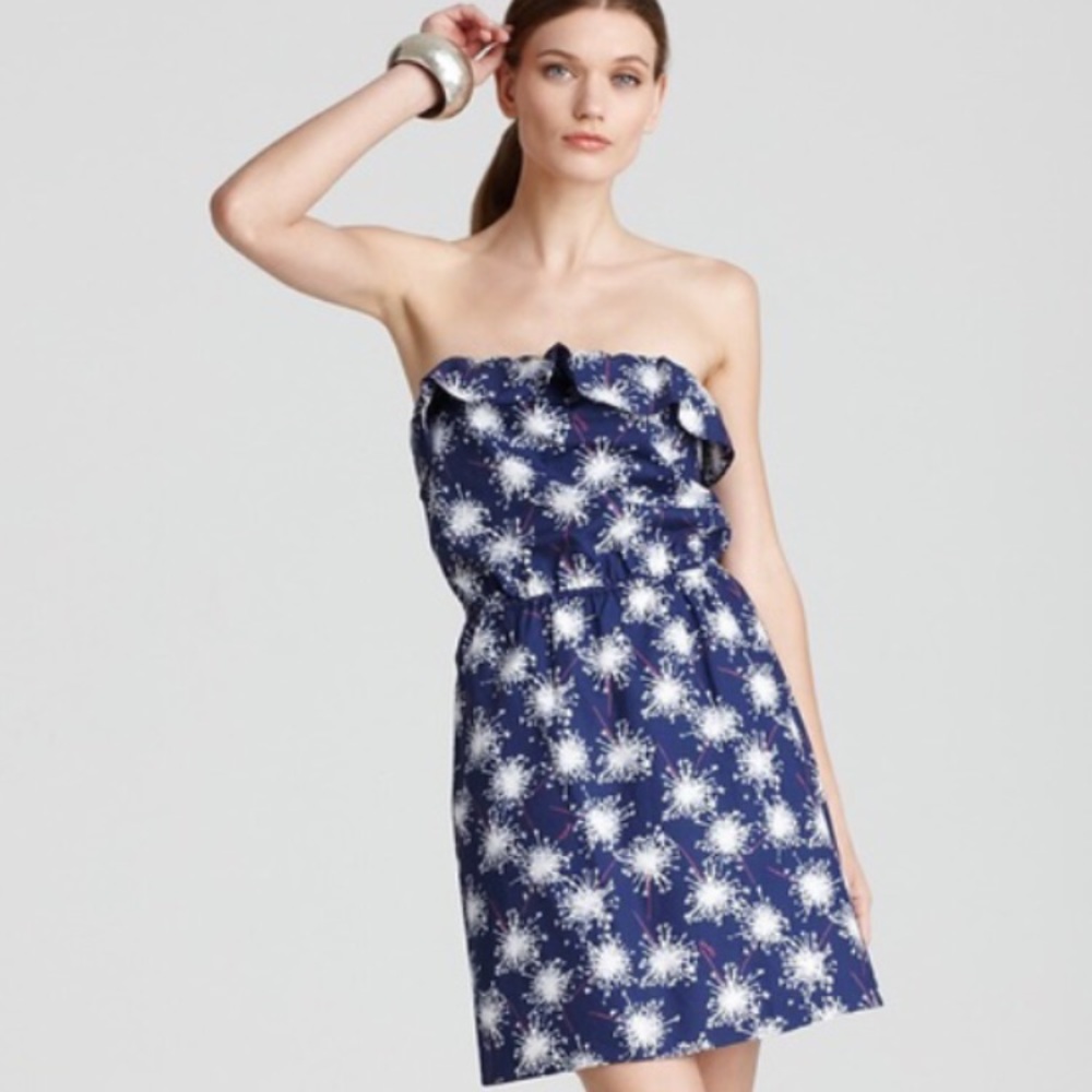 Lilly Pulitzer Navy Sparkle Glow Libby Dress XS